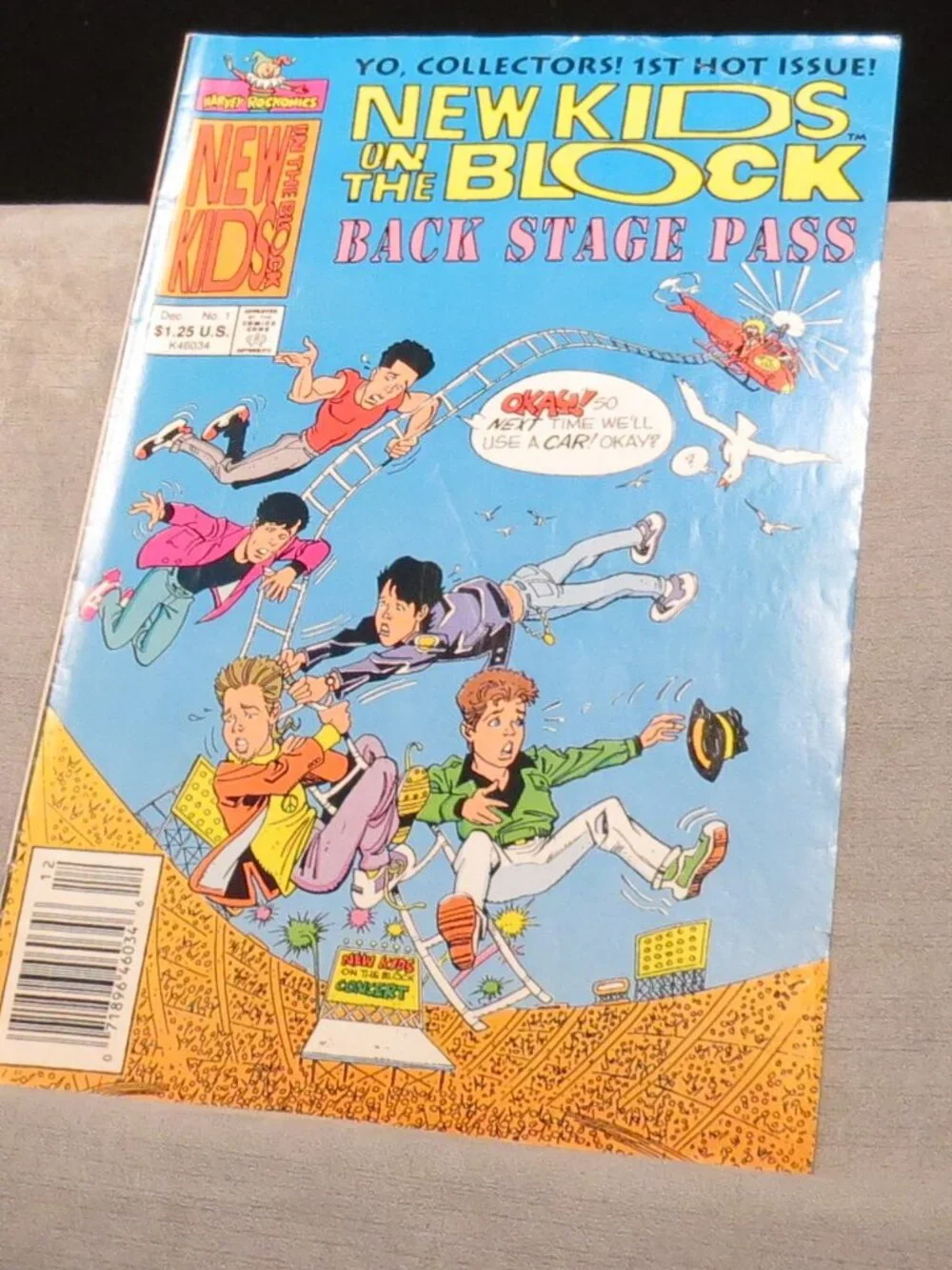 New Kids on the Block:  Back Stage Pass #1 1991 Harvey Comics